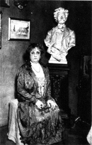 Adele Strauss, the widow of composer Johann Strauss.