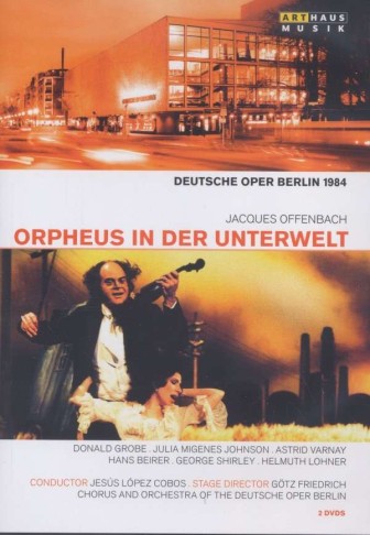 The DVD cover of Götz Friedrich's "Orpheus" production.