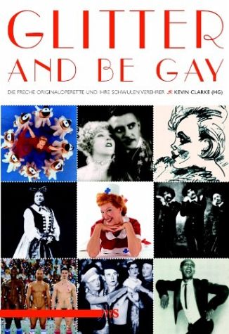 The cover of the "Glitter and be Gay" book.
