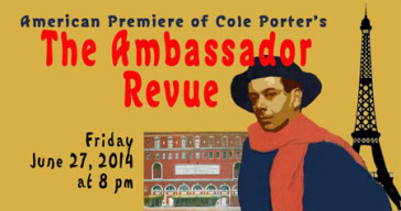 Poster for the New York performance of "The Ambassador Revue".