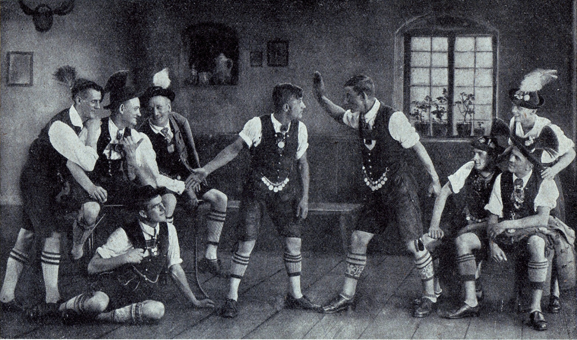 The "Tiroler Gruppe" as Charell originally used them in "Für Dich" 1925.