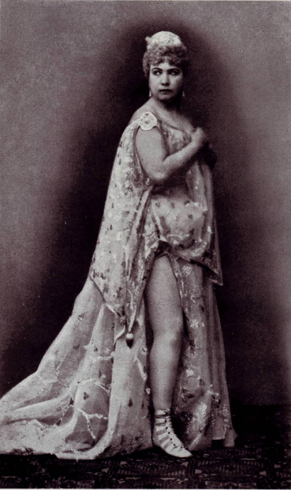 Marie Geistinger as Offenbach's Helena, one of her greatest theatrical triumphs.