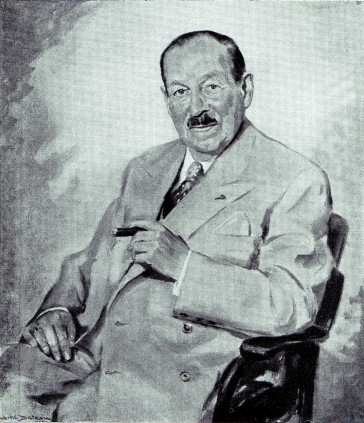 A portrait of Kálmán painted in 1953.