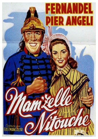 Poster of a film version of the ever-popular "Mam'zelle Nitouche".
