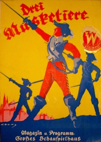 Program from the original 1929 Berlin  production.