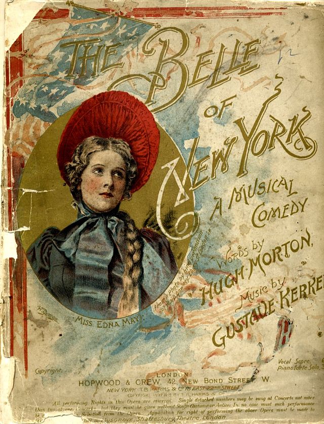Kerker's most successful show, "The Belle of New York".