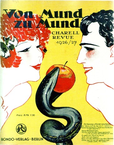 Poster for Charell's revue "Von Mund zu Mund".