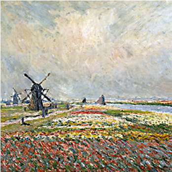 Typical Dutch landscape.