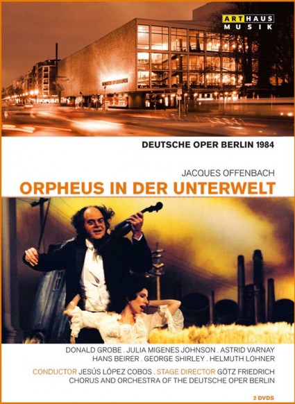DVD cover of the Berlin "Orpheus" production by Götz Friedrich.