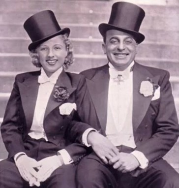 Rosy Barsony and her husband Oscar Denes, the two stars of the original 1932 production.