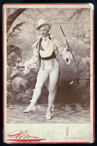 Henry E. Dixey in "Adonis," 1884, hotographed by Sarony.