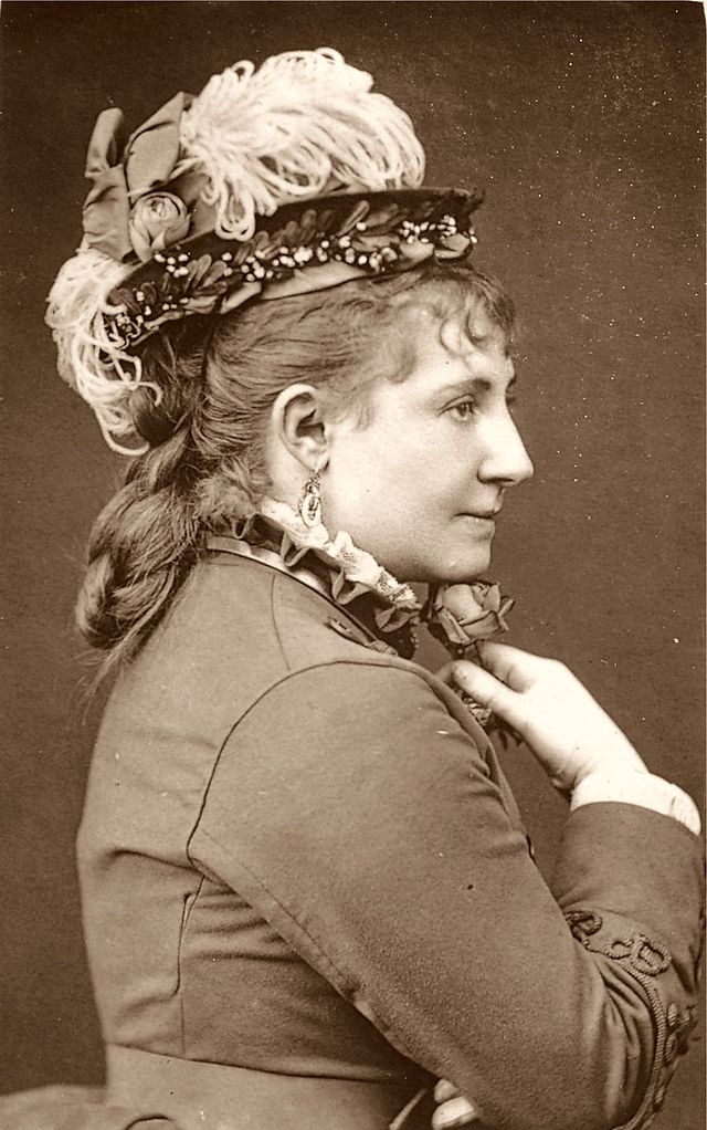 Lydia Thompson in a formal portrait.