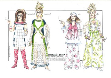 Costume designs by Andre Barbe for the Hamburg production 2014. (Photo: Hamburger Staatsoper)