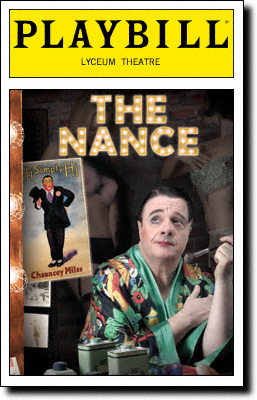 "The Nance," Playbill of the 2013 play by Douglas Carter Beane, starring Nathan Lane.