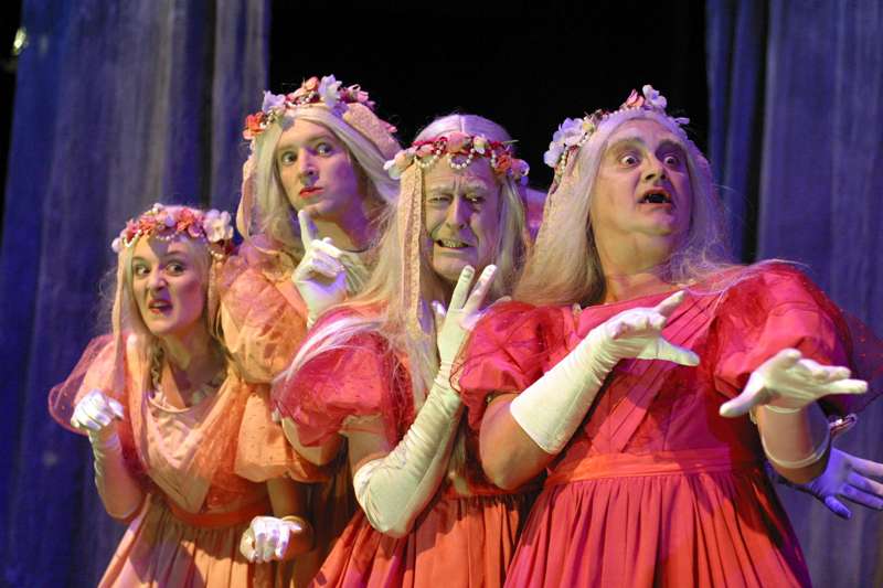 Scene from Opera della Luna's "The Ghosts of Ruddigore" production.