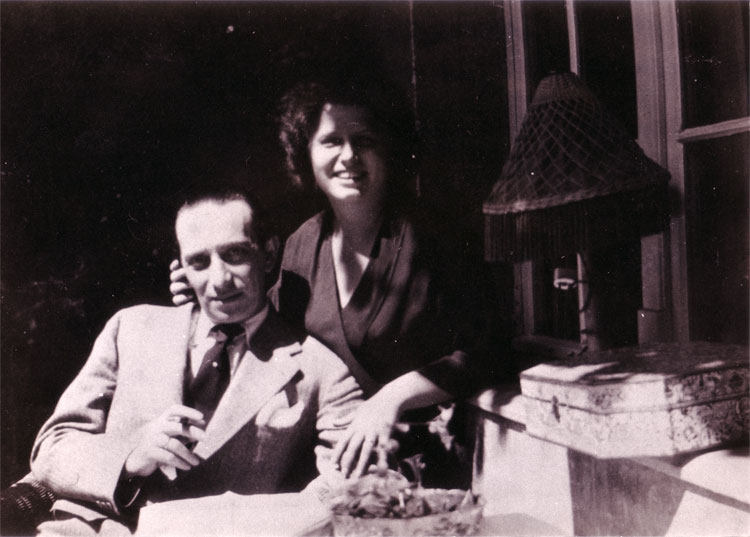 Paul Abraham and his wife Charlotte, in the Budapest days.