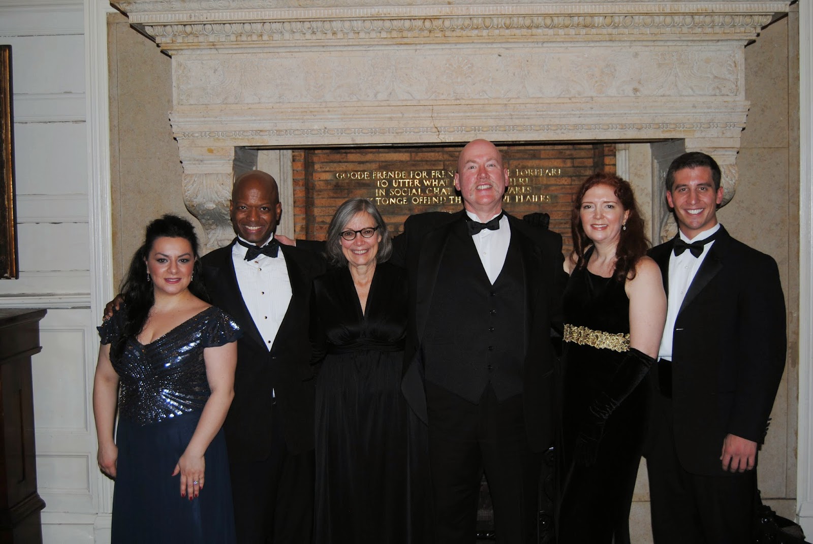 Jennifer Bradford (l.-r.): Ojakhyan, Singleton, Hastings, Morrow, Detrick, Lynch. (Photo: Light Opera of New York)