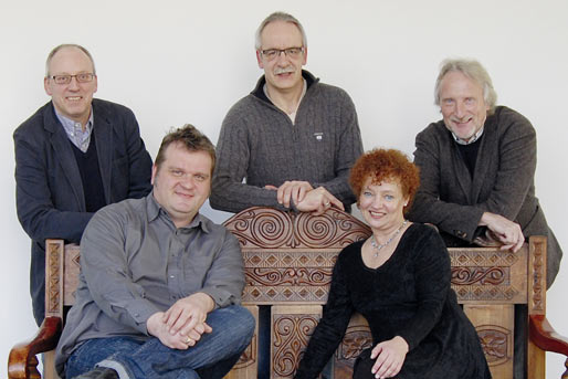 The cpo team: Burkhard Schmilgun (top left), Michael Rickert, Gerhard Georg Ortmann, Lothar Bruweleit, Caroline Ranke (Photo: cpo)