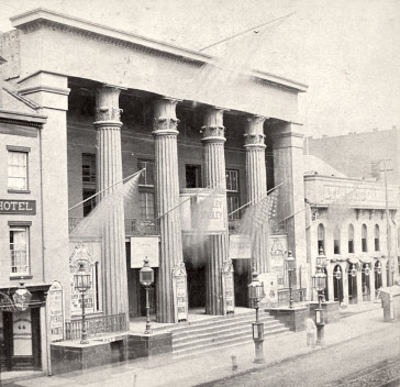 The Thalia Theatre (= Bowery Theatre) New York in July 1867.