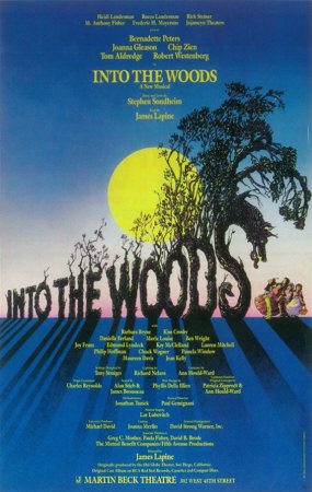 Poster for the original Broadway production of "Into the Woods."