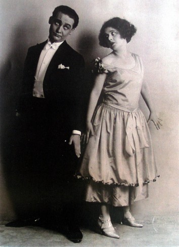 Max Hansen and Elsie Altman, in the original 1924 production of "Gräfin Mariza." (Photo: ORCA)