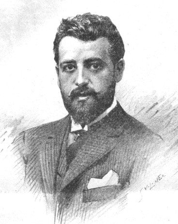 The young Victor Léon in 1894.