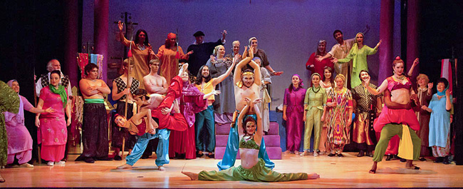 A scene with the full cast of "Kismet" at the Loveland Opera Company. (Photo: LOC)