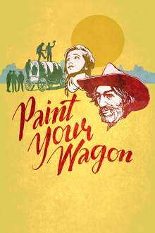 Poster for the 2015 production of "Paint Your Wagon" at New York City Center.