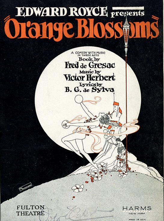 Sheet music cover for Herbert's "Orange Blossoms."