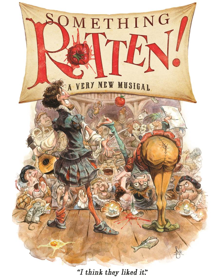 Something Rotten! New Center Operetta Shakespeare-Spectacle Research | Broadway On