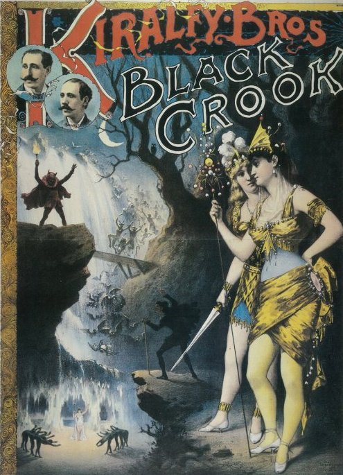 Poster for the "Black Crook" production 1866.