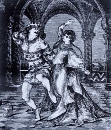 Hervé and Emily Muir as Chilpéric and Frédégone in London.