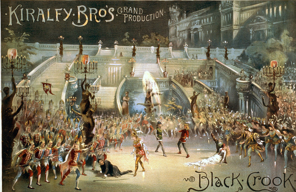 The finale of "The Black Crook" 1866.