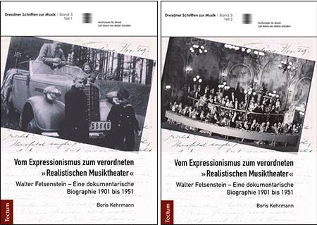 The two volumes of Boris Kehrmann's Felsenstein biography.