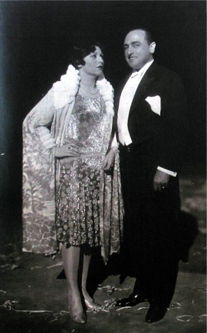 Rita Georg and Hubert Marischka, the two original stars of "Die Herzogin von Chicago" in 1928. (Photo: ORCA)