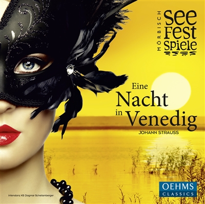 Cover of the cast album "Eine Nacht in Venedig" from Mörbisch, 2015.