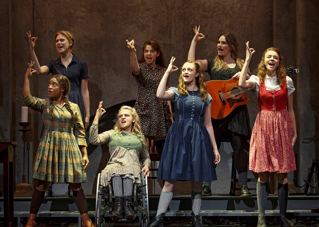 The youthful female cast of "Spring Awakening" 2015. (Photo: Joan Marcus)