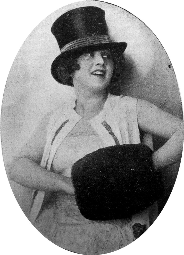 Soubrette Elsie Altman played Mabel in the 1926 production of "Zirkusprinzessin," a cheeky pseudo-English artist with a dog act.