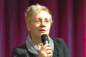 Magdolna Jákfalvi, speaking at the Csardasfürstin conference in Budapest 2015. (Photo: Private)