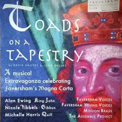 CD cover "Toads on a Tapestry."