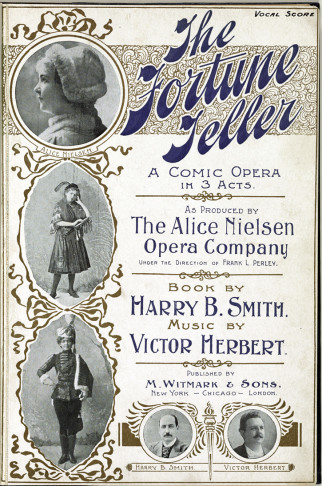 Sheet music cover for "The Fortune Teller."