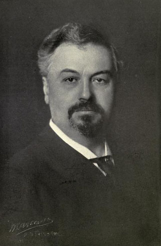 Portrait of Oscar Hammerstein I, from "Who's Who on the Stage," 1906.