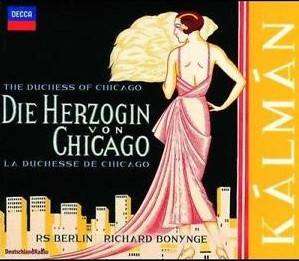 CD cover for "Die Herzogin von Chicago". (Decca)