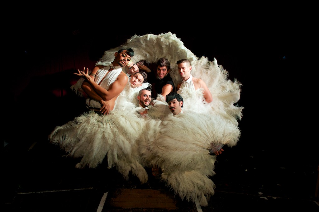 The Australian burlesque group Briefs. (Photo: Sébastien Gracco)