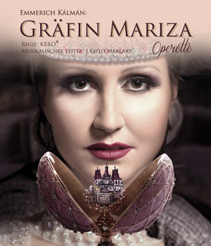 Poster for the Budapest Operetta Theater production of "Gräfin Mariza."