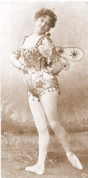 The acrobat Grigolatis who lead a flying ballet in "Frau Luna." (Photo: Stiftung Stadtmuseum Berlin)