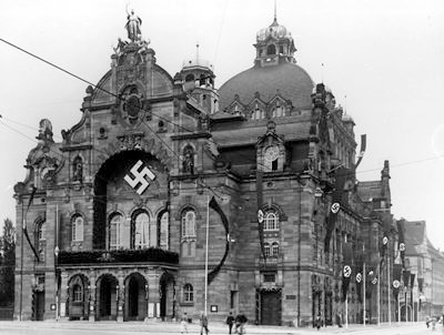 The opera house in Nuremberg, 1935.