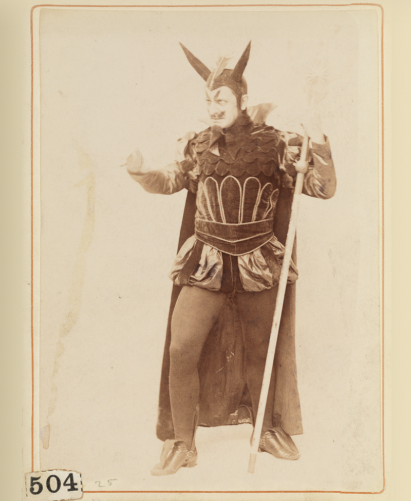 The devil in the original 1866 production of "The Black Crook."
