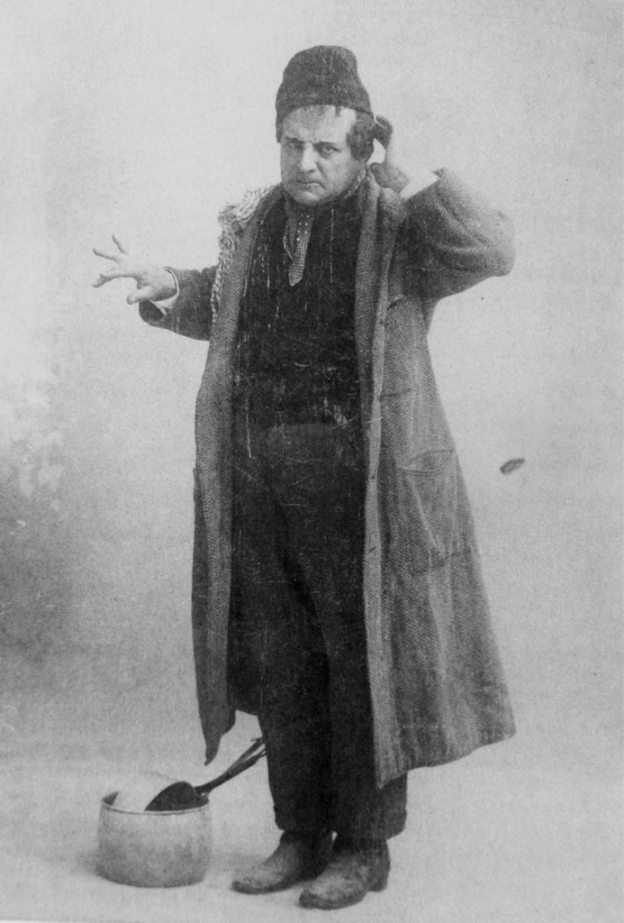 Max Lube as Isaak Rosenstein in "Der Pawnbroker von der East Side." From: John Koegel: "Music in German Immigrant Theater; New York City 1840-1940."
