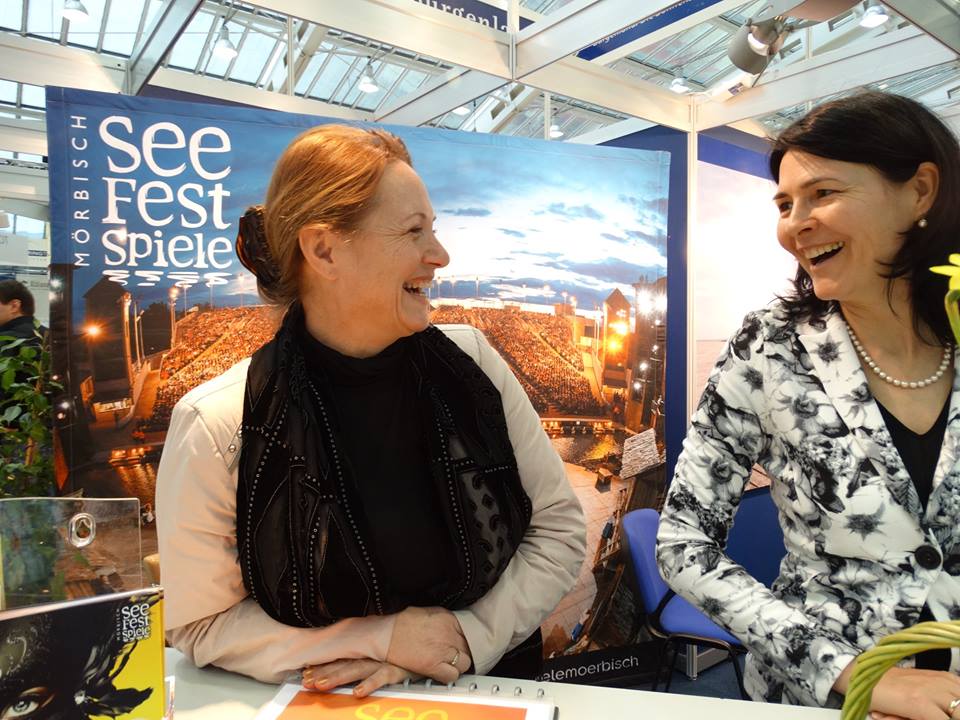 Dagmar Schellenberger promoting the Mörbisch Festival. (Photo: Private)